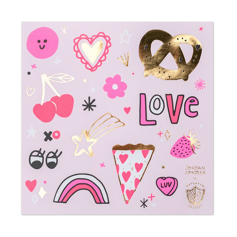 Love Notes Sticker Set, Pack of 4