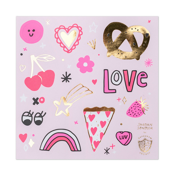 Love Notes Sticker Set, Pack of 4 | Paperless Post Party Shop