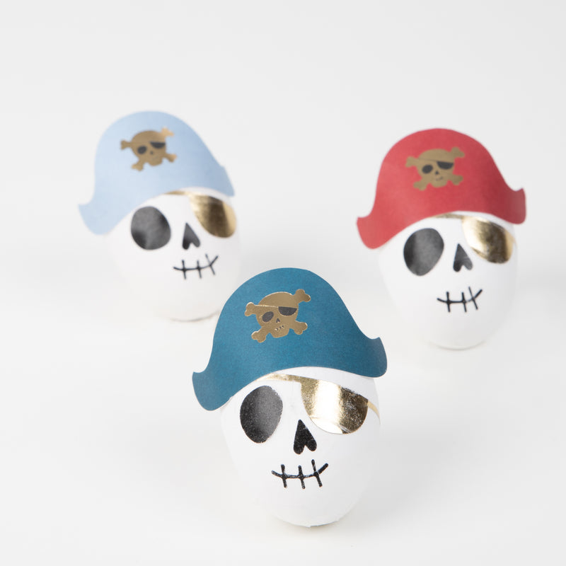 Pirate Skulls Surprise Balls, Pack of 3