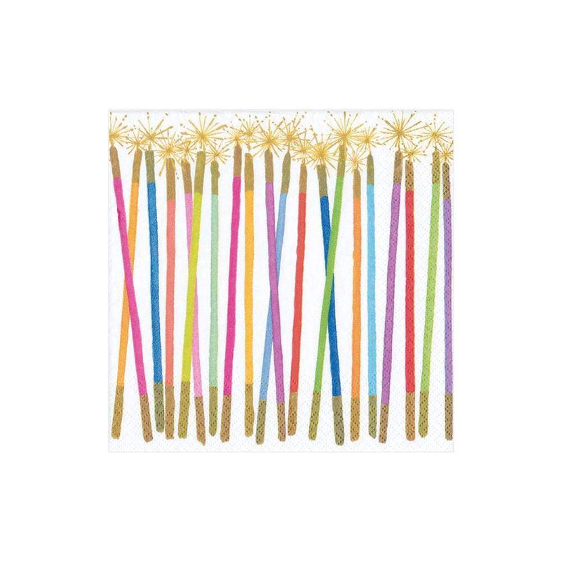 Party Candles Paper Cocktail Napkins - 20 Per Package 3