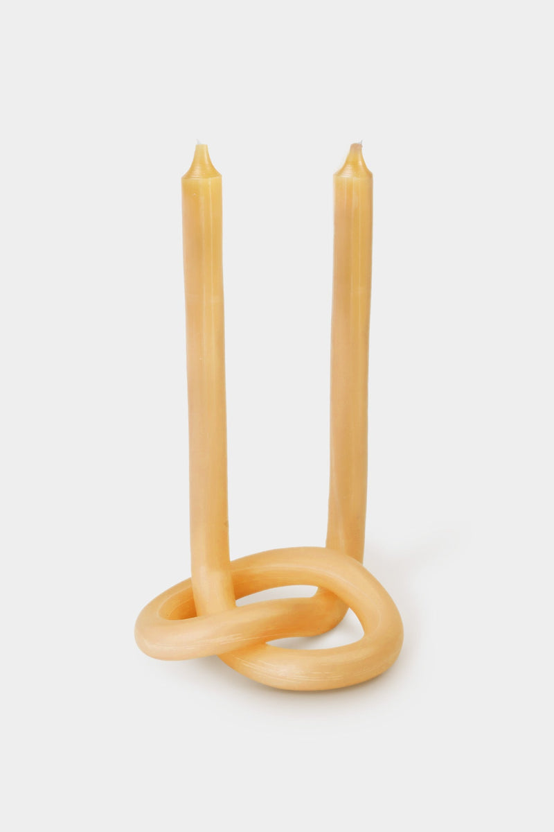 Knot Candle - Light Blue