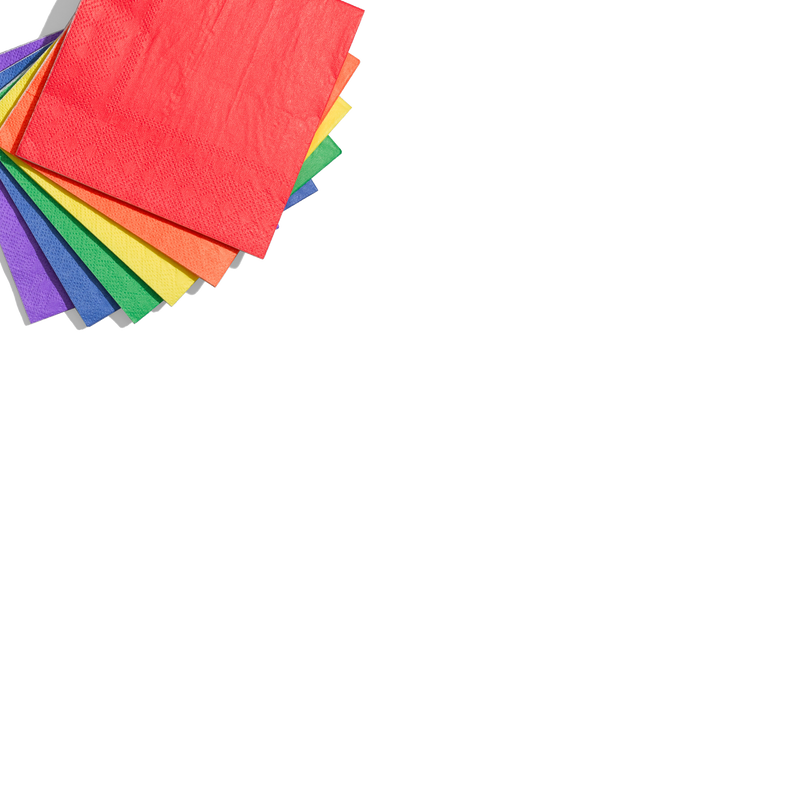 Make It Rainbow Cocktail Napkins (25 per pack)