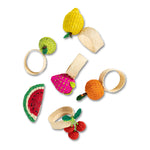 Raffia Napkin Ring - Lemon