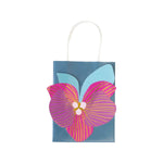 Tropical Orchid Gift Bag, Pack of 4