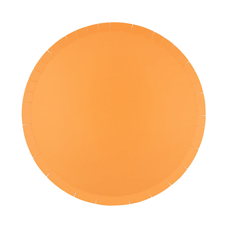 Shade Collection Dinner Plates, Apricot, Pack of 8