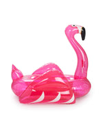 Clear Pink Glitter Flamingo