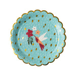 Tropical Dessert Plates, Pack of 8