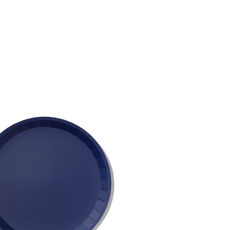 Navy Classic Large Plates (10 per pack)