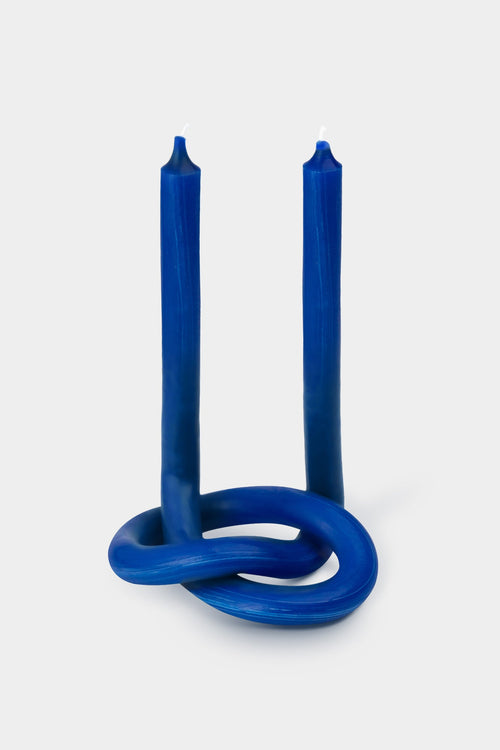 Knot Candle - Royal Blue