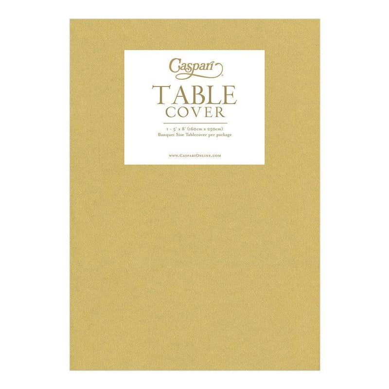 Paper Linen Solid Table Cover in Gold - 1 Each 3