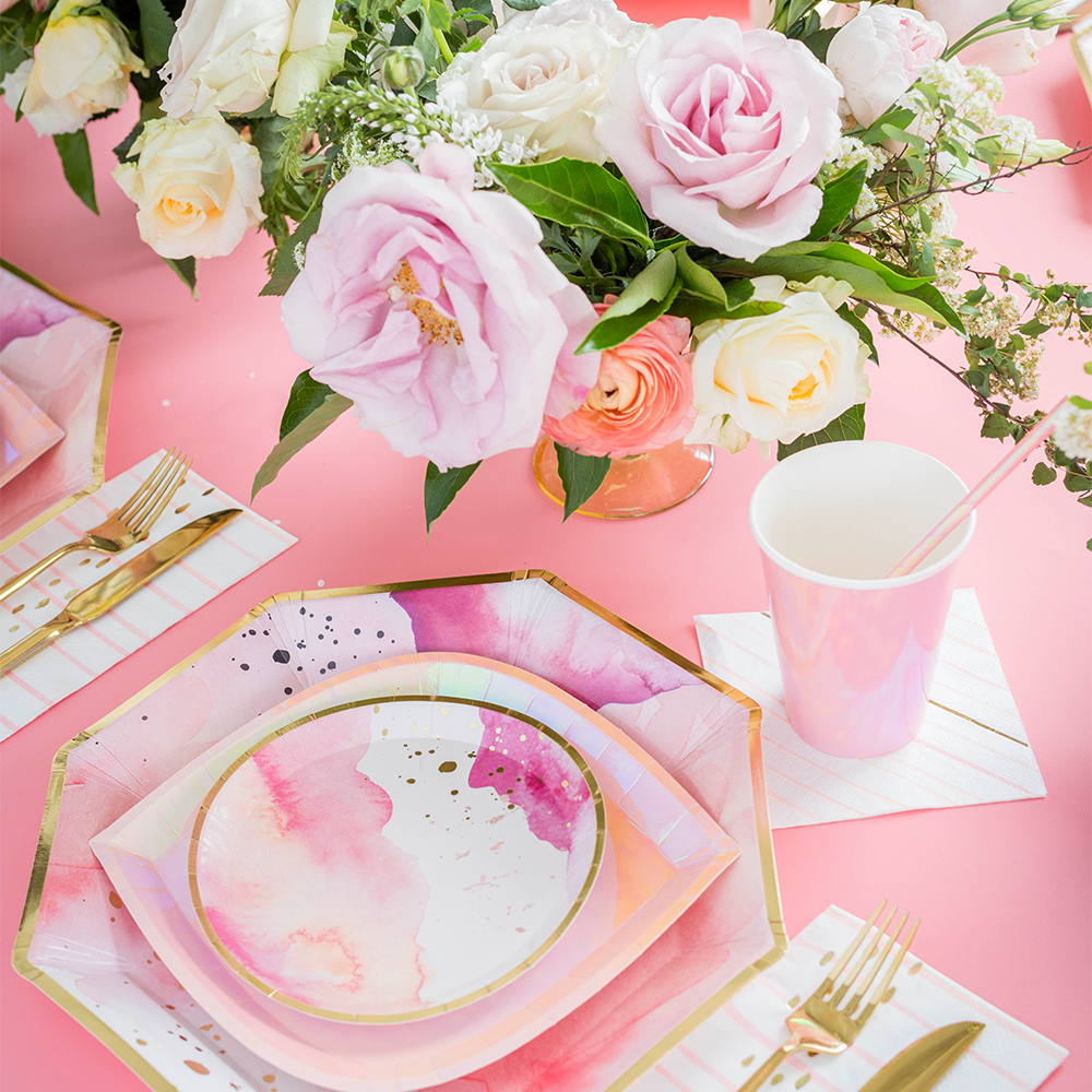 Pretty in Pink Charger Plates, Pack of 8 | Paperless Post Party Shop