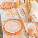 Shade Collection Dinner Plates, Apricot, Pack of 8