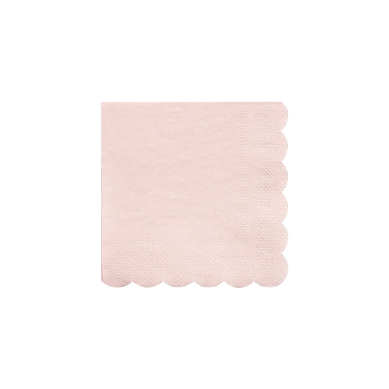 Dusky Pink Small Napkins, Pack of 20