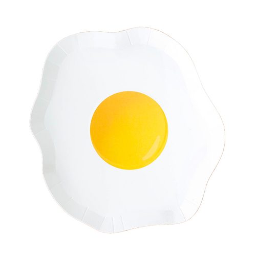 Yolks on You Dinner Plates, Pack of 8