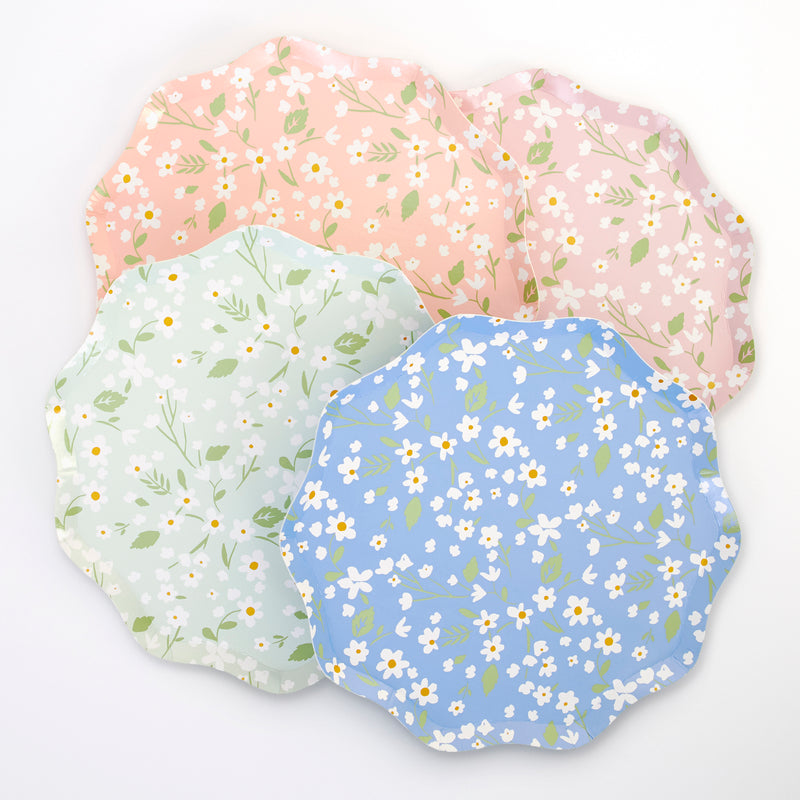 Ditsy Floral Dinner Plates, Pack of 12