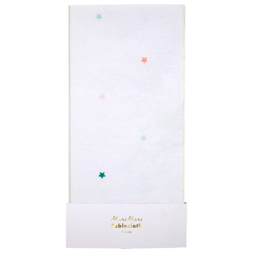 Rainbow Star Paper Tablecloth