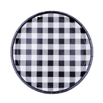 Hey, Bae-Bee Gingham Dinner Plates, Pack of 8