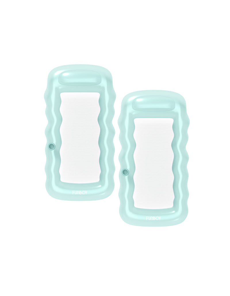 Clear Mint Mesh Lounger - 2 Pack