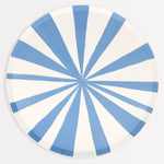 Blue Stripe Dinner Plates, Pack of 8