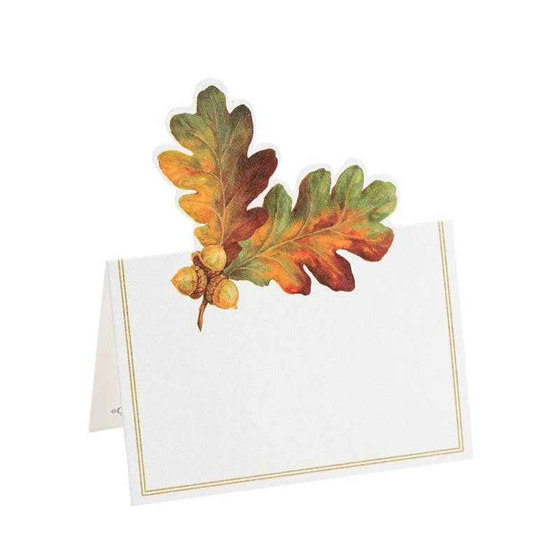 Autumn Leaves Die-Cut Place Cards - 8 Per Package