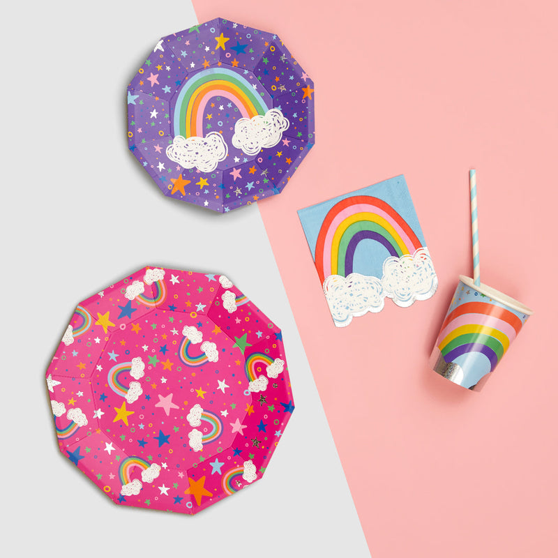 Sparkella x Coterie Rainbow Tableware Set