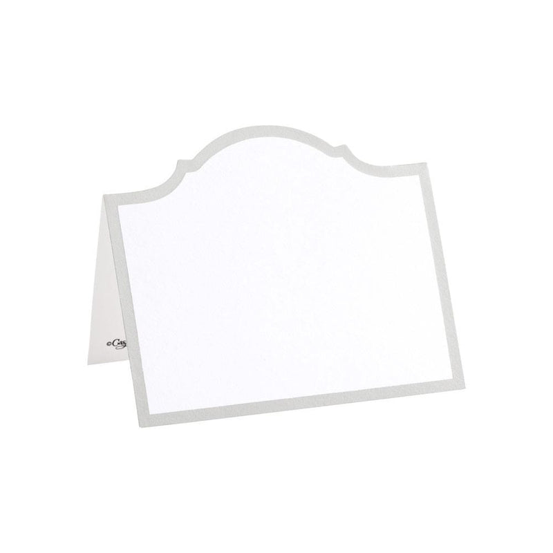 Arch Die-Cut Place Cards in Silver Foil - 8 Per Package 1