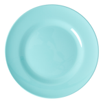Melamine Dinner Plates in Assorted 'YIPPIE YIPPIE YEAH' Colors - Set of 6 pcs.