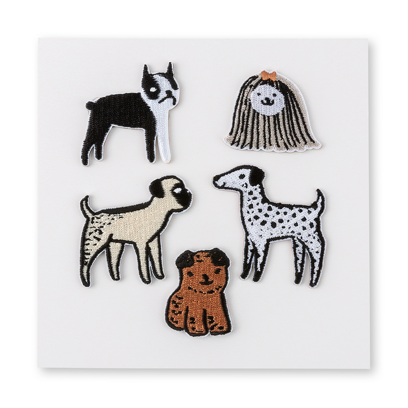 Bow Wow Patch Set, Pack of 5