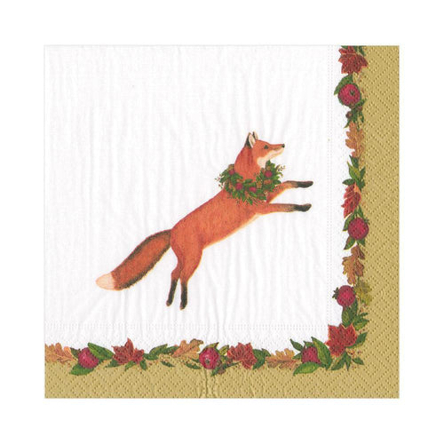 Leaping Fox Paper Luncheon Napkins - 20 Per Package - 2 Packages