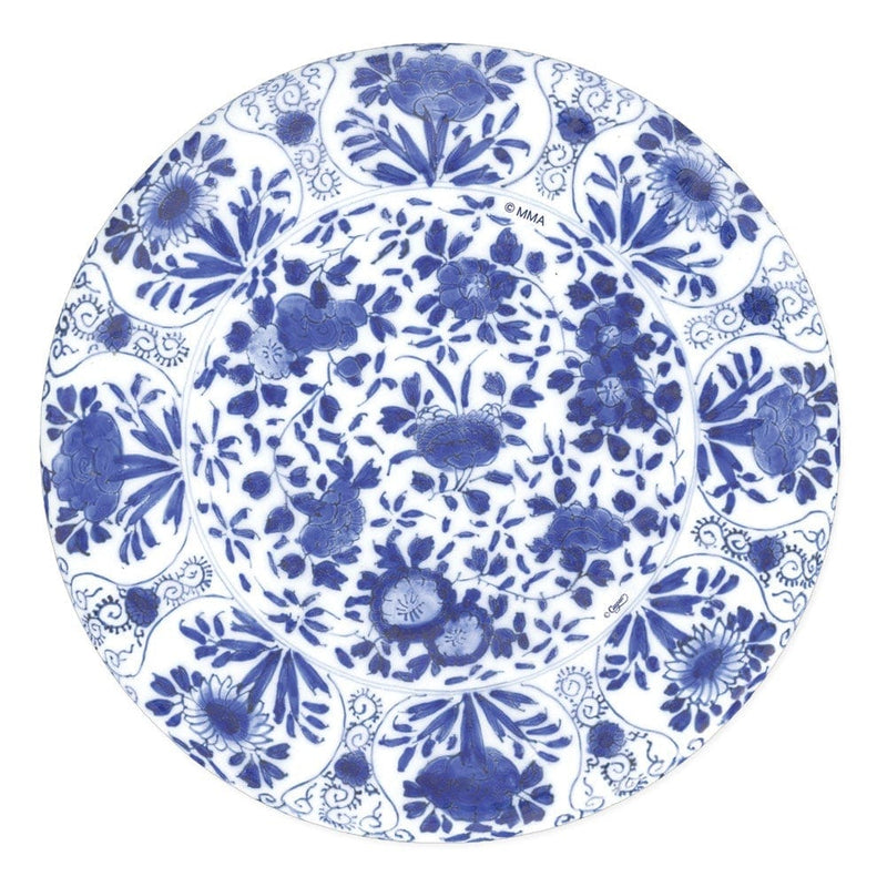 Delft Paper Dinner Plates in Blue - 8 Per Package 1