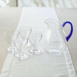 Acrylic Pitcher in Clear with Cobalt Handle - 1 Each 3