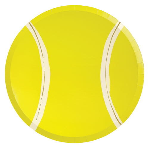 Tennis Plates, Pack of 8