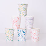 Speckled Cups, Pack of 8