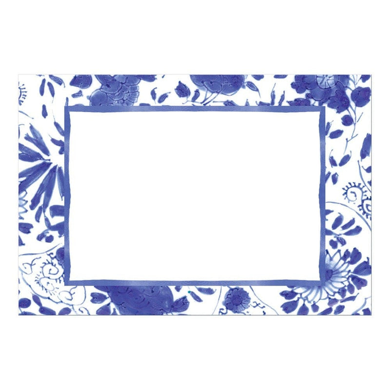 Delft Place Cards in Blue - 8 Per Package 1