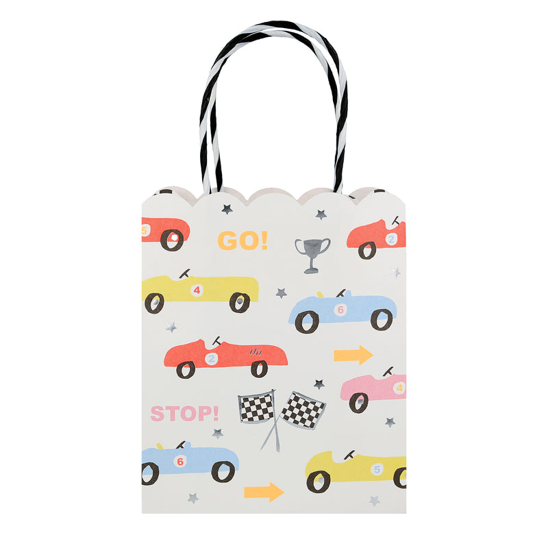 Race Car Party Bags, Pack of 8