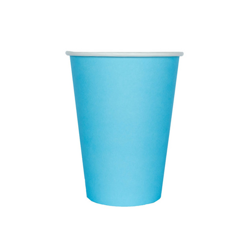 Shade Collection 12 oz. Cups, Cerulean, Pack of 8