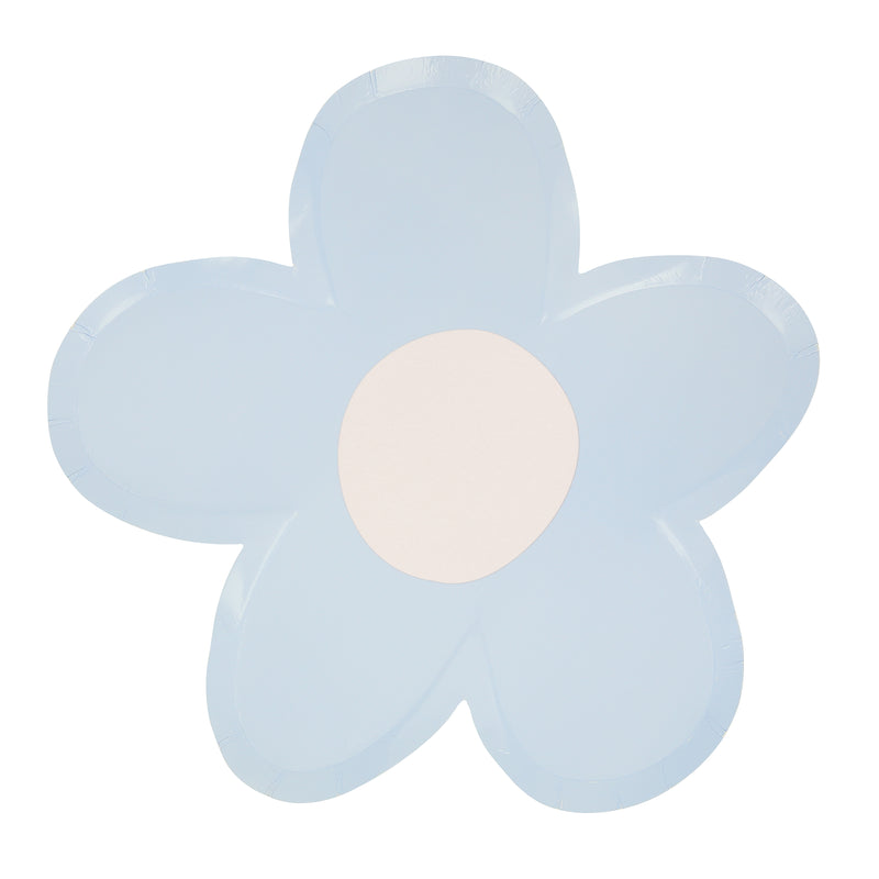 Daisy Shaped Plates, Pack of 8