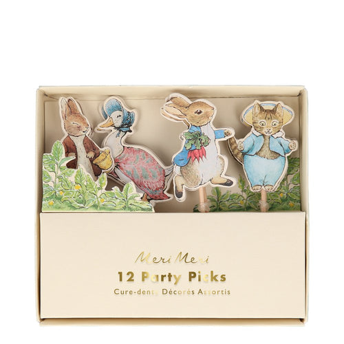 Peter Rabbit & Friends Party Picks, Pack of 12