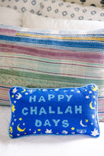 Happy Challah Days Needlepoint Pillow