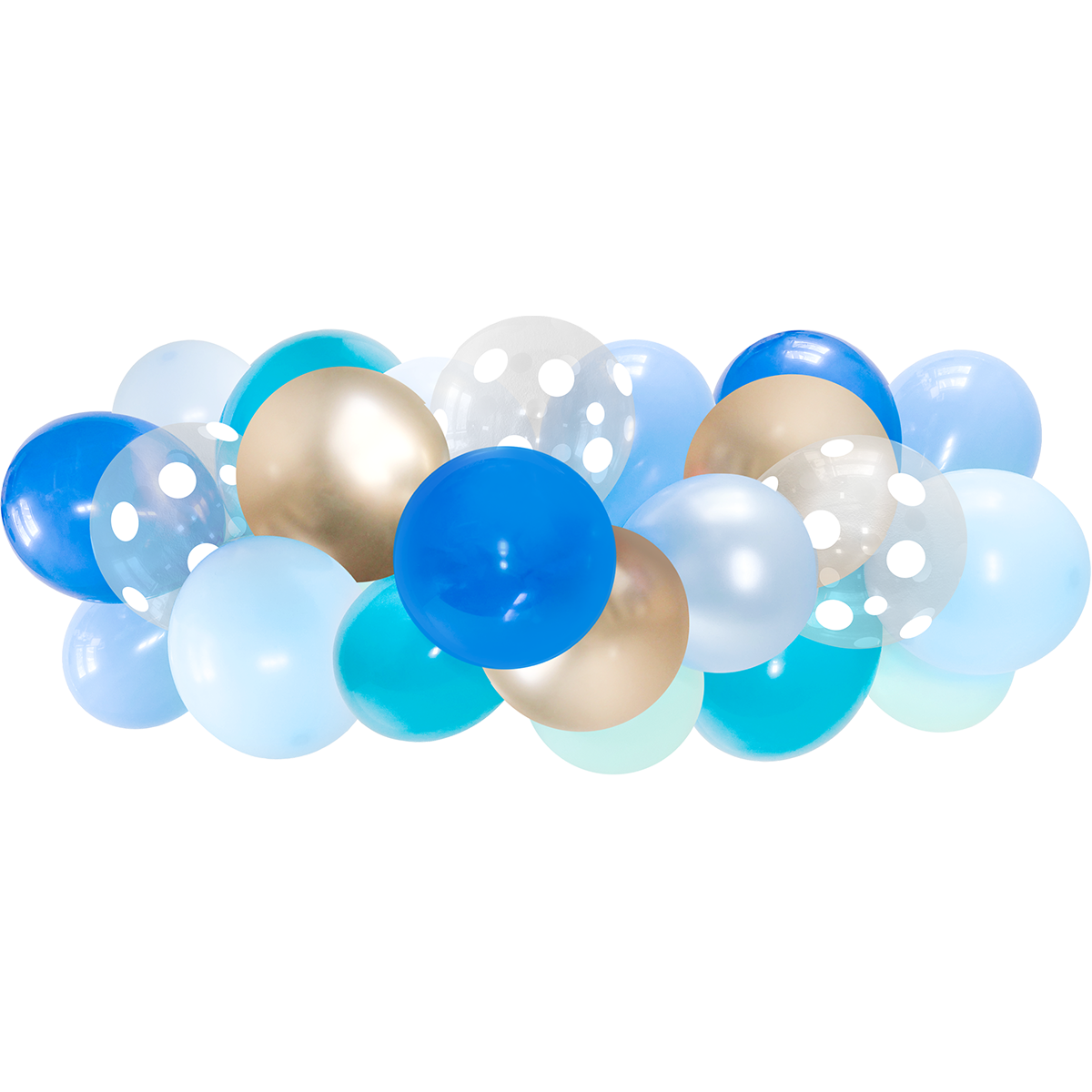 High Quality Blue and Gold Balloon Garland, Peter Rabbit Balloon