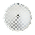 Check It! Dazzling Diamond Dinner Plates, Pack of 8