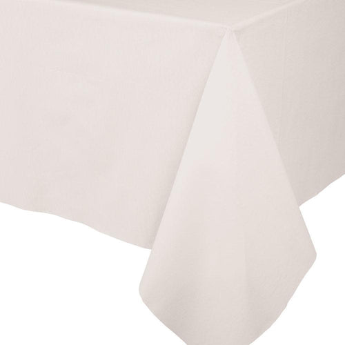 Paper Linen Solid Table Cover in Ivory - 1 Each 1