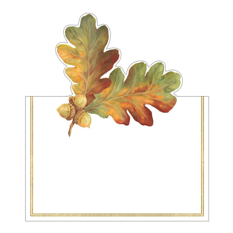 Autumn Leaves Die-Cut Place Cards - 8 Per Package