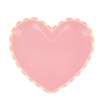 Pastel Heart Large Plates, Pack of 8