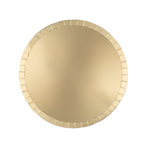 Shade Collection Dessert Plates, Gild, Pack of 8