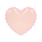 Pastel Heart Small Plates, Pack of 8