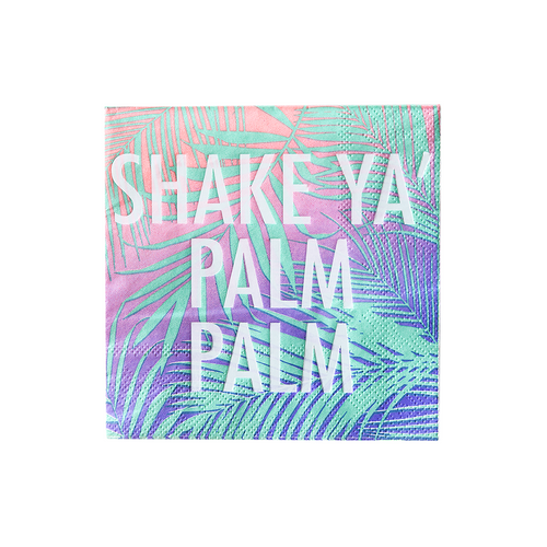 Shake Ya Palm Cocktail Napkins, Pack of 20