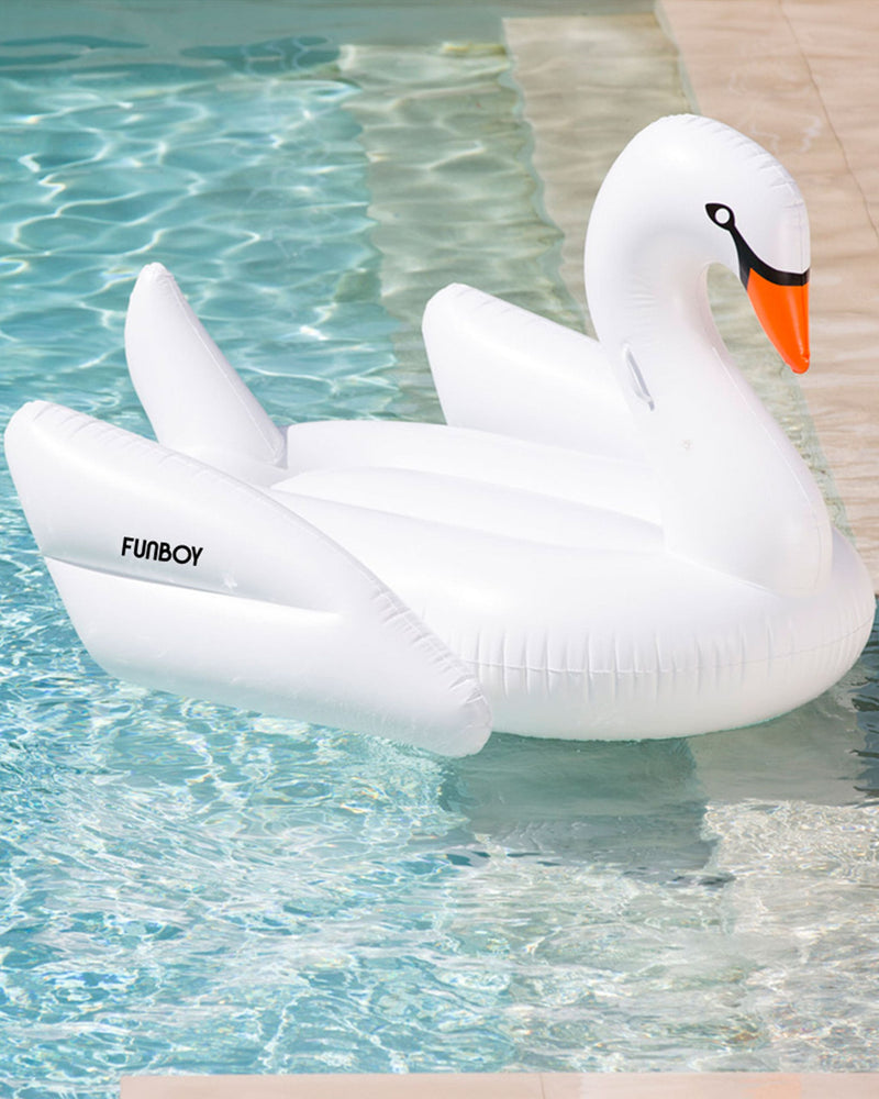 White Swan Pool Float