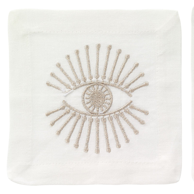 Bright Eyes Cocktail Napkins, Set of 4