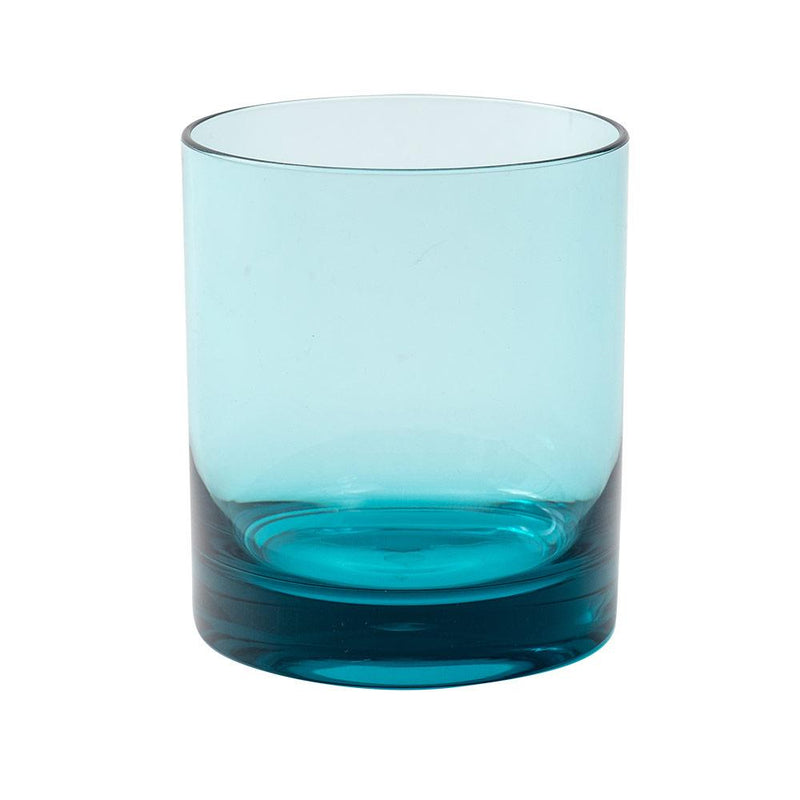 Acrylic 14oz On the Rocks Highball Glass in Turquoise - 1 Each